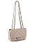 QUILTED SMOOTH STITCH CROSSBODY BAG