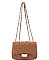 QUILTED SMOOTH STITCH CROSSBODY BAG