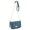 Chevron Quilted Turn Lock Crossbody