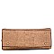 Hardware Accent Textured 3 in 1 Twin Tote Value Set