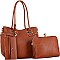 Jewel-Top Cross Body 3 in 1 Tote Value Set