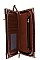 FRONT ZIPPER POCKET LONG WALLET WITH HAND STRAP
