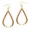Freshwater Pearl Metal Open-cut Teardrop Earring MH-XE2211