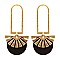 Stylish Color-coated Metal Geometric Antique Post Earrings MH-XE2294