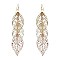 3 LAYERED FILIGREE DROP EARRING