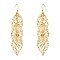 3 LAYERED FILIGREE DROP EARRING