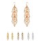3 LAYERED FILIGREE DROP EARRING