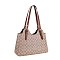 2-in-1 Oval Design Satchel Wallet Set