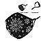 Fashion Snowflake Bling Mask