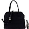 Classy 2-Way Dome Satchel Wallet SET MH-XR7204W