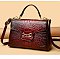 Exceptional Quality Crocodile Medium Size Satchel