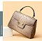 Exceptional Quality Crocodile Medium Size Satchel
