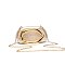 Acrylic Clutch Box Metal Handle Evening Bag