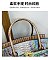 Exceptional Crocodile Padlock Multi Tone Satchel