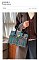 Exceptional Crocodile Padlock Multi Tone Satchel