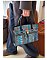 Exceptional Crocodile Padlock Multi Tone Satchel