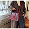 Exceptional Crocodile Padlock Multi Tone Satchel