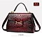 Exceptional Quality Crocodile Medium Size Satchel