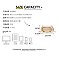 Acrylic Clutch Box Metal Handle Evening Bag