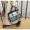 Exceptional Crocodile Padlock Multi Tone Satchel