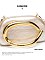 Acrylic Clutch Box Metal Handle Evening Bag