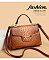 Exceptional Quality Crocodile Medium Size Satchel