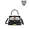 Retro Car Shaped Pad-Lock Crossbody Bag