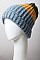 COLOR BLOCK KNIT BEANIE