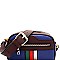 Color Block Striped 2-Way Fanny Pack Cross Body MH-YD7222
