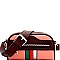 Color Block Striped 2-Way Fanny Pack Cross Body MH-YD7222