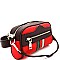 Color Block Striped 2-Way Fanny Pack Cross Body MH-YD7222