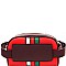Color Block Striped 2-Way Fanny Pack Cross Body MH-YD7222
