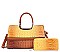 2 In 1 Crocodile Satchel Wallet Set - High Quality