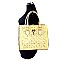 YL312-LP Rhinestone Quality Padlock Metal Frame Satchel