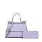 2- In-1 Saffiano Doctor Design Handbag with Wallet