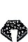 Bordered Floral Pattern Bandana