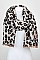 REVERSIBLE LEOPARD BLANKET SCARF