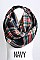 FLANNEL FRINGE INFINITY SCARF