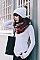 FLANNEL FRINGE INFINITY SCARF