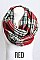 FLANNEL FRINGE INFINITY SCARF