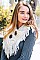 HEATHER FRINGE SHOULDER WARMER