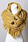 HEATHER FRINGE SHOULDER WARMER