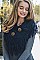 HEATHER FRINGE SHOULDER WARMER