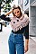 HEATHER FRINGE SHOULDER WARMER