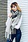 OMBRE TASSEL KNIT SCARF