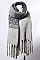 OMBRE TASSEL KNIT SCARF