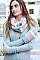 ULTRA SOFT MOHAIR WIDE STRIPE INFINITY SCARF