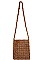 FASHION WOODEN BEADED SHOULDER BAG