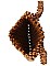 FASHION WOODEN BEADED SHOULDER BAG