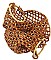FASHION NATURAL BEAD AND BAMBOO HANDLE TOTE BAG